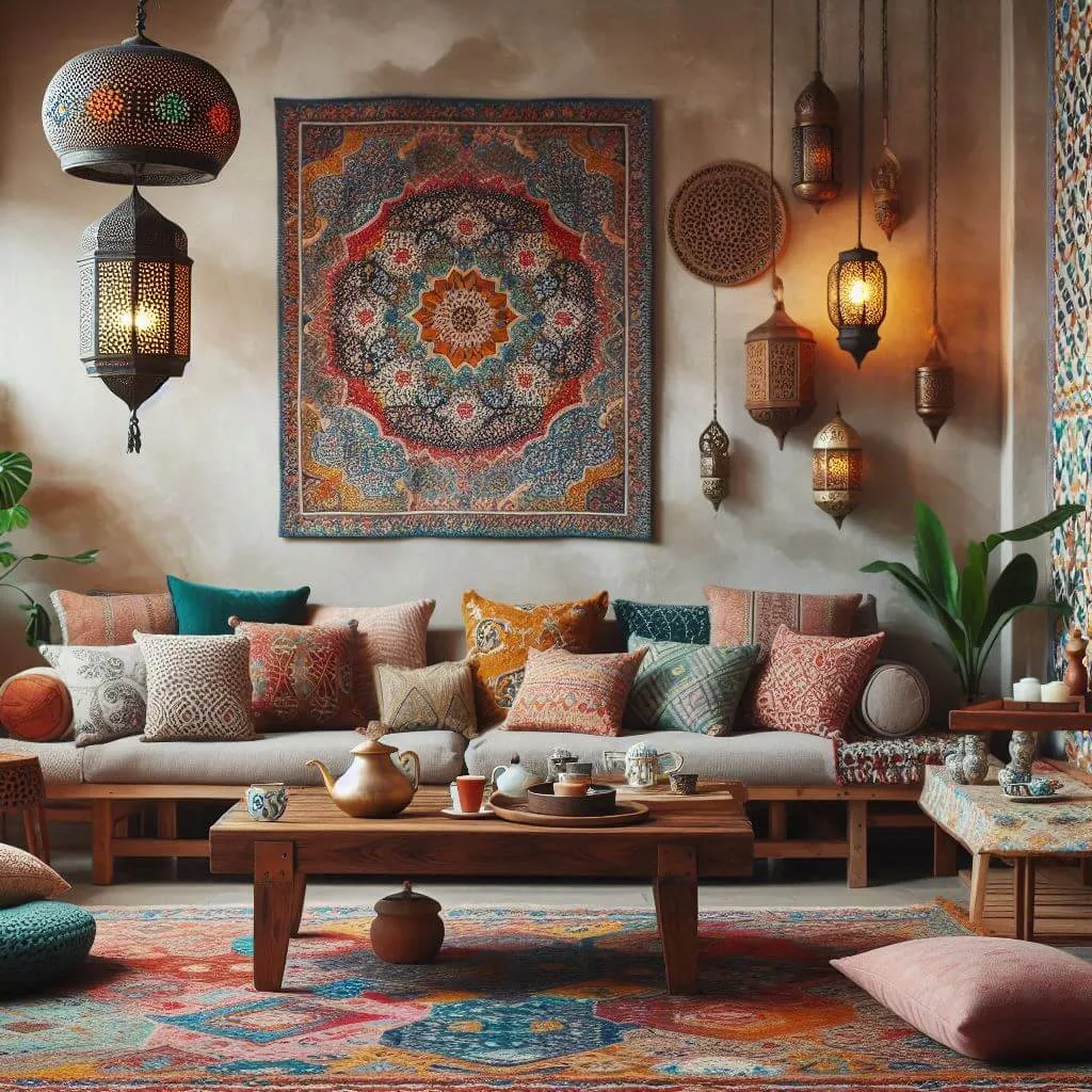 Moroccan Turkish living room decor (4)	
